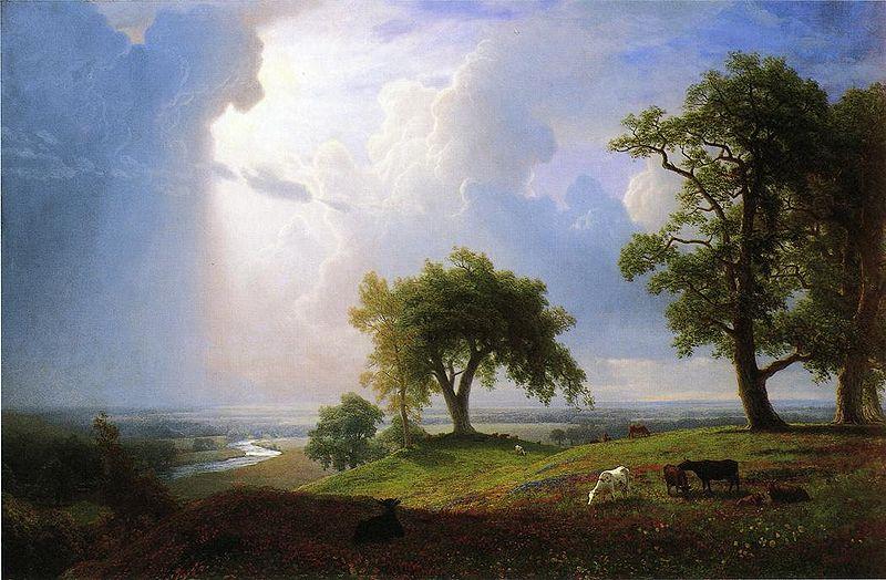 Albert Bierstadt California Spring oil painting image